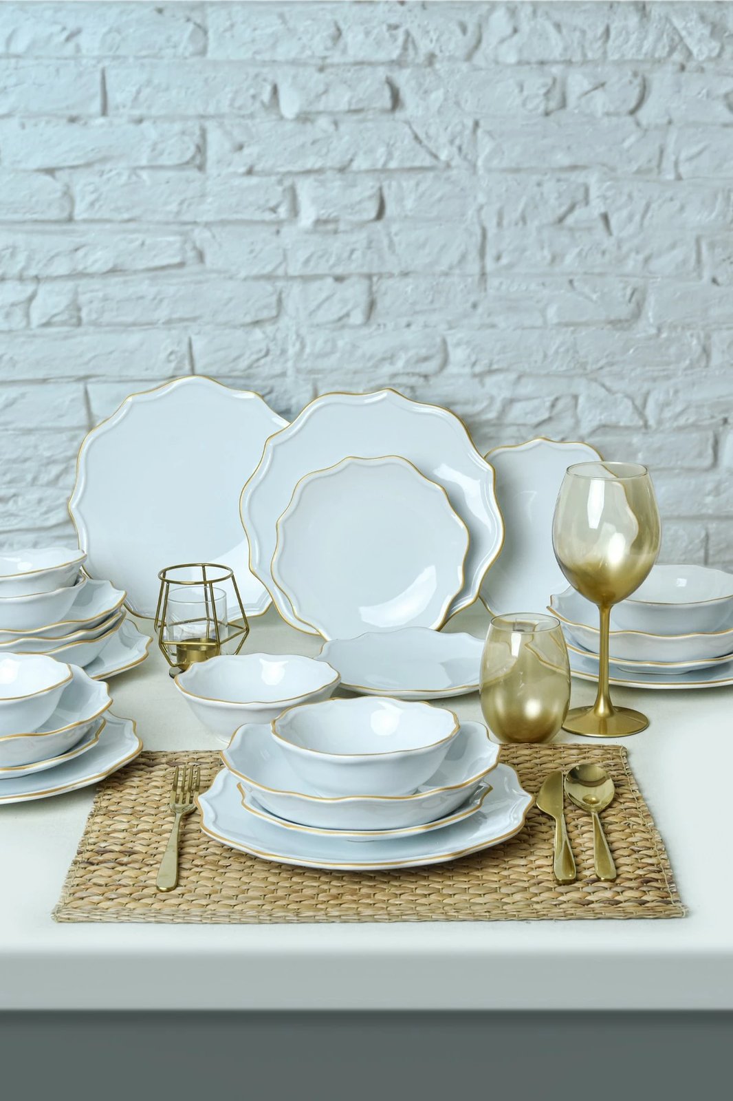 Set enësh darke prej qeramike, 24 copë, Hermia Concept, X0001517300000000000000000