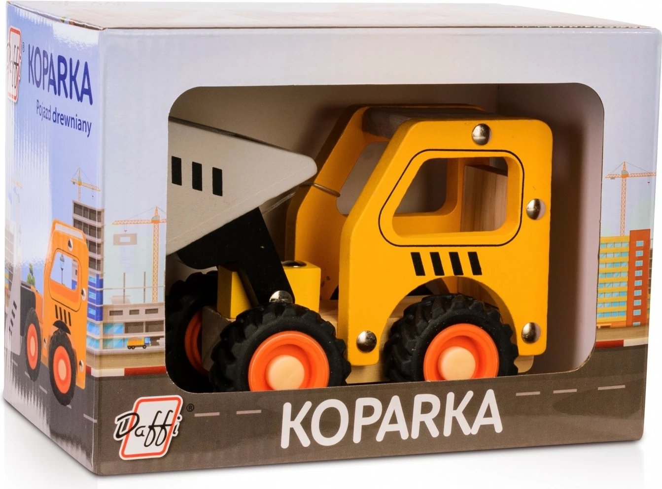 Eskavator druri lodër Daffi D-137, shumëngjyrësh