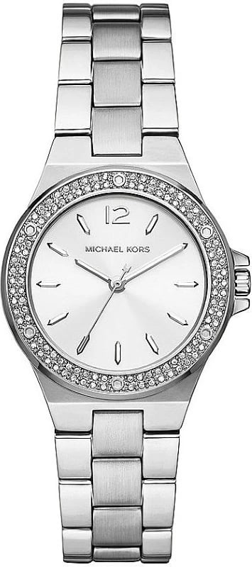 Orë dore MICHAEL KORS LENNOX për femra, e argjendtë