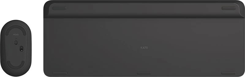 Komplet tastierë dhe maus Logitech MK470 Slim Combo, Full-size (100%), Wireless, RF Wireless, QWERTZ, Grafit