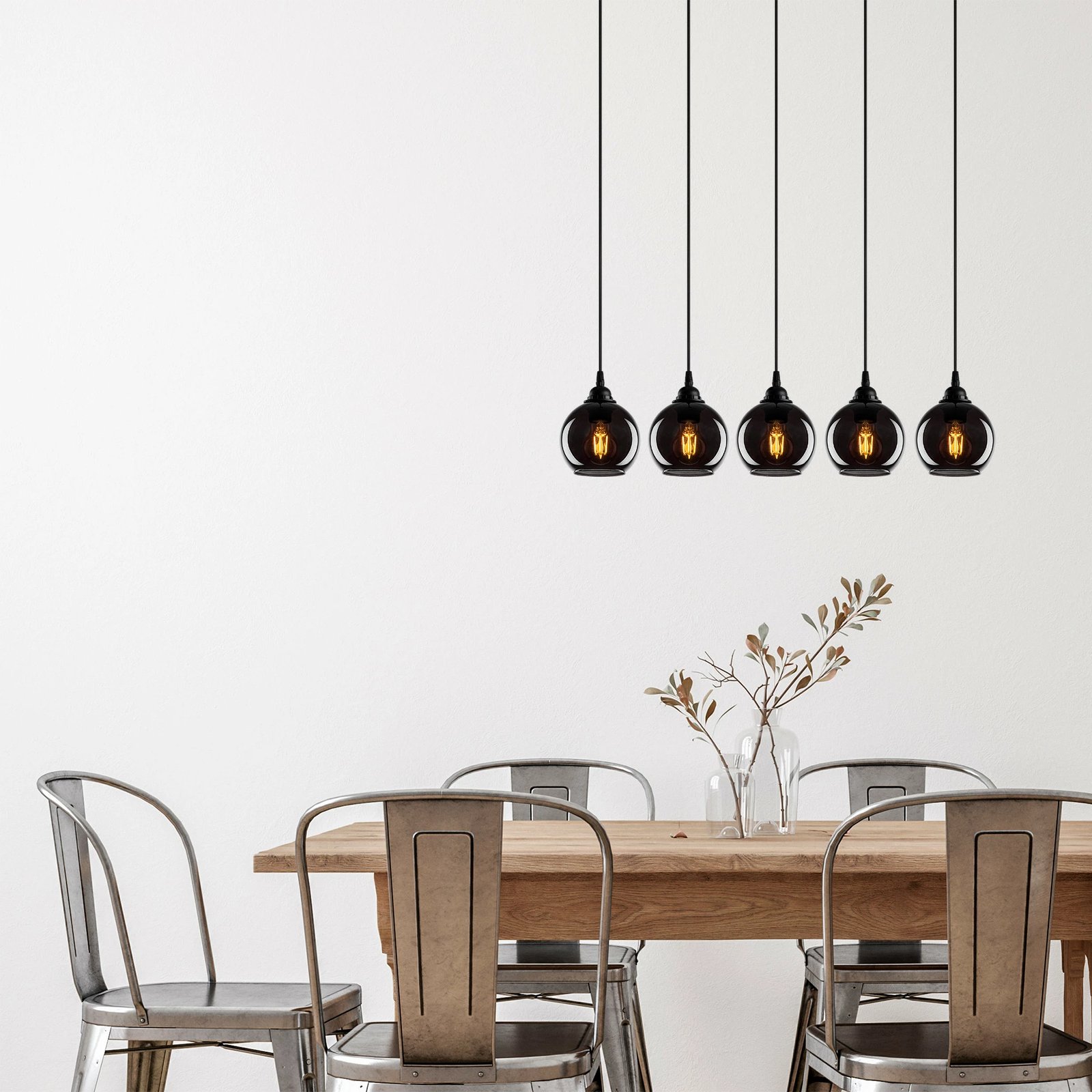 Llambë tavani Opviq, ngjyrë fume, 014