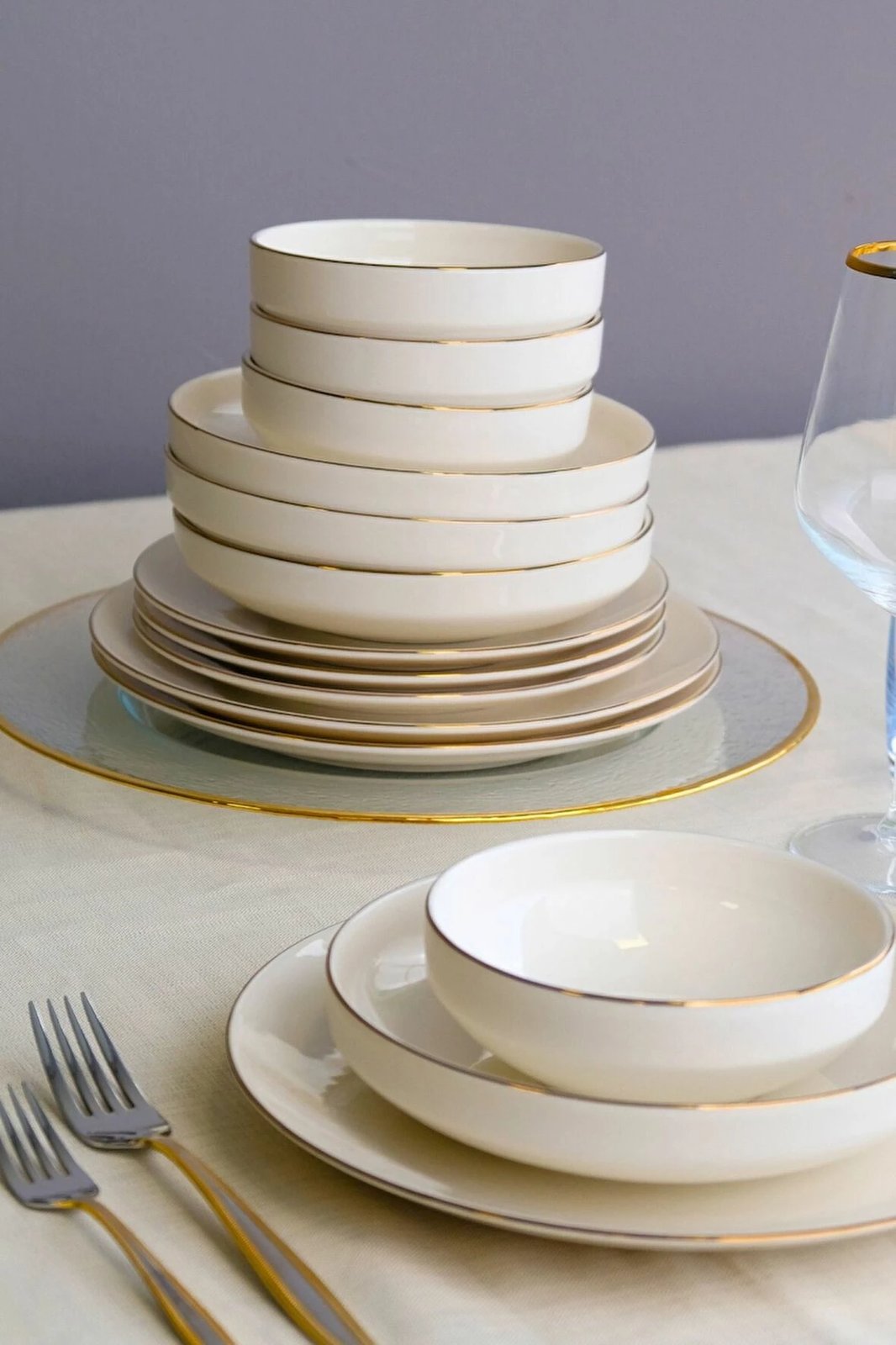 Set enësh për drekë (24 copë), Hermia Concept, 8684769233382