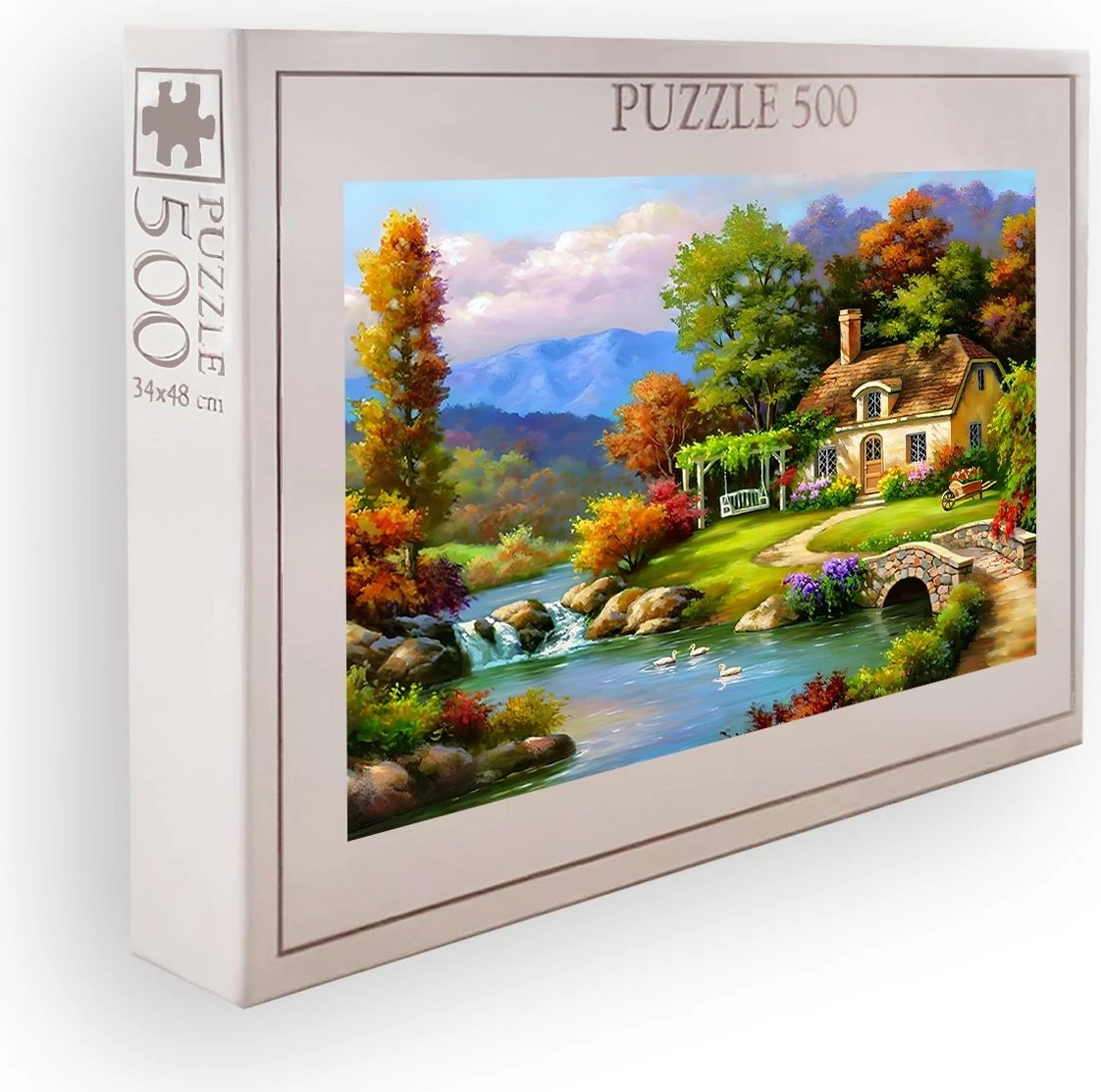 Puzzle 500 copa, Evila Originals, shumëngjyrësh, PZL_07_500