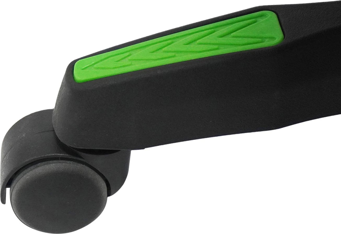 Karrige për lojëra DARREN FH1203.03, e zezë-jeshile, PVC & najlon, 51x49x125Hcm