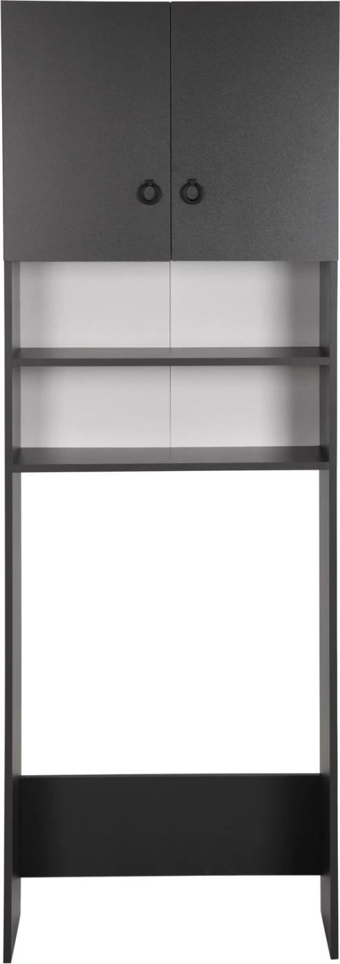 Kabinet me rafte për lavatriçe Terry FH9122.13, hiri, 64x29x181H cm