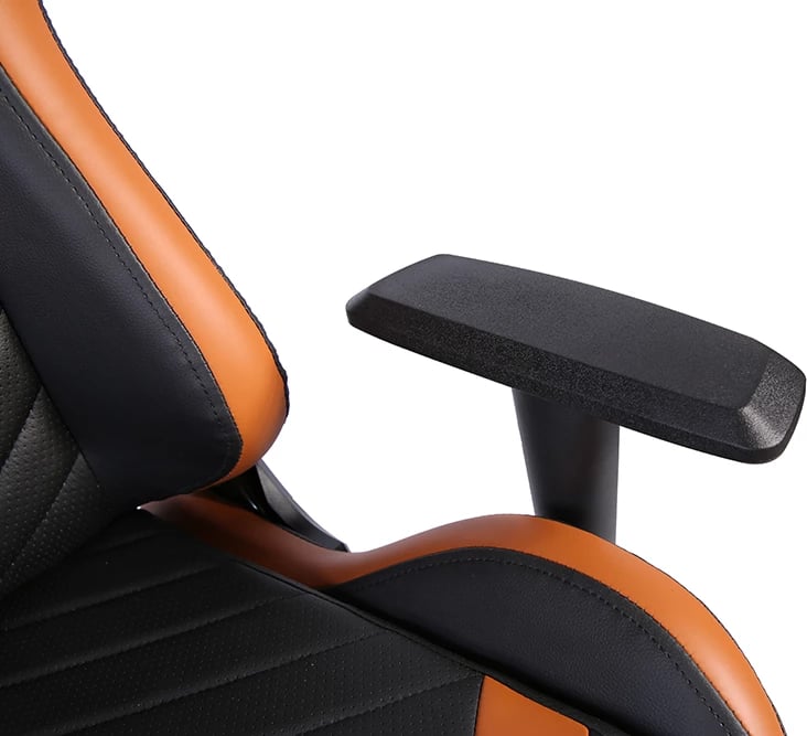 Karrige gaming Dyskord, ngjyrë e zezë-kamel, 50x74x137