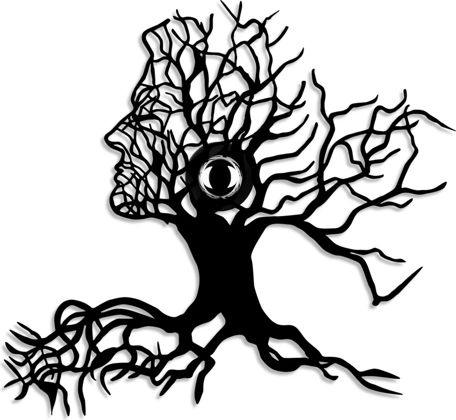 Llambë muri Opviq, Tree Man, ngjyrë e zezë