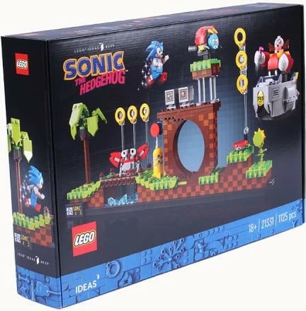 set ndërtimi, LEGO, Ideas Sonic the Hedgehog Green Hill Zone 21331, 1125 copa, 18+, e gjelbër