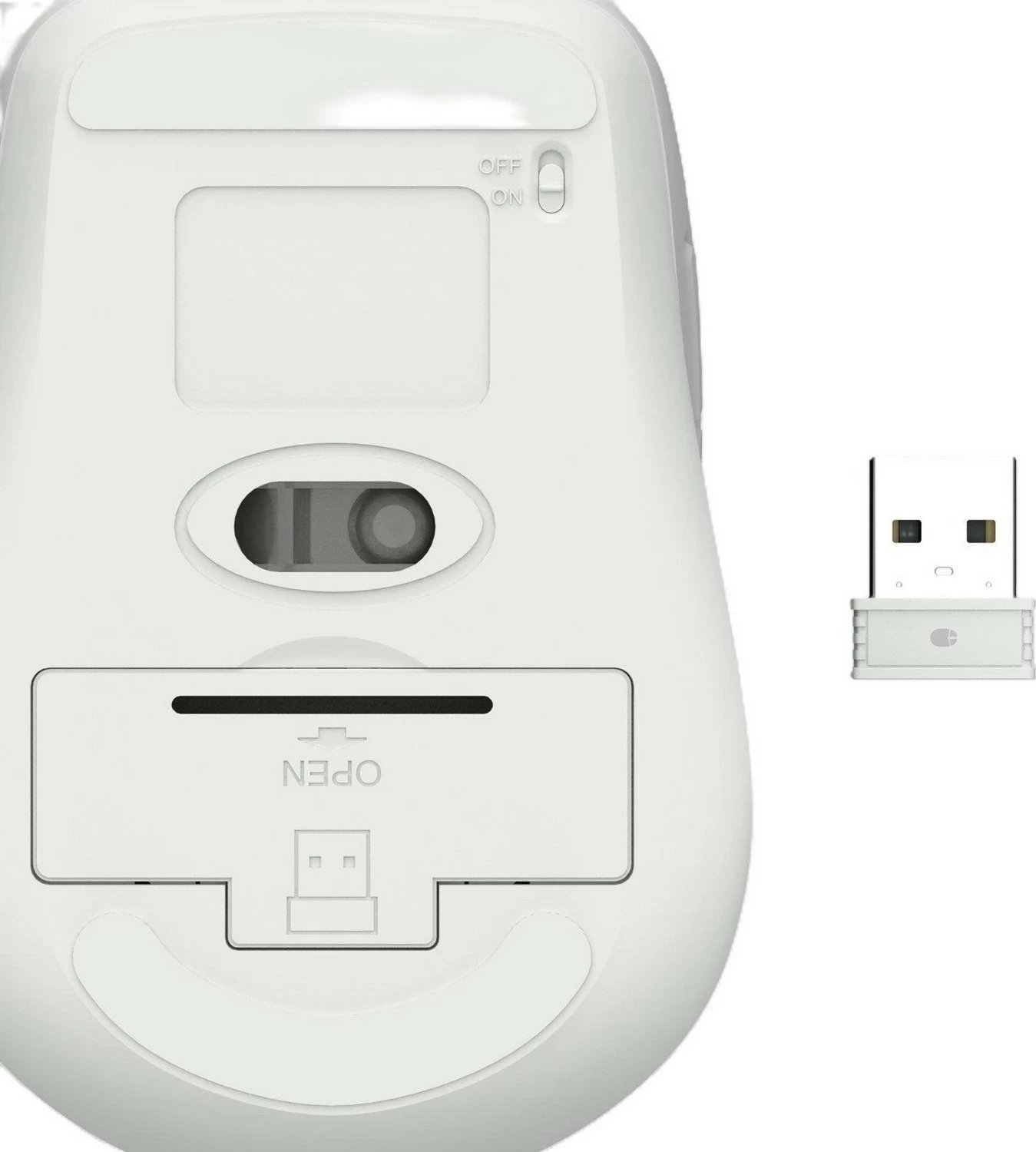 Maus Hama WM-450, wireless, laser, bardhë