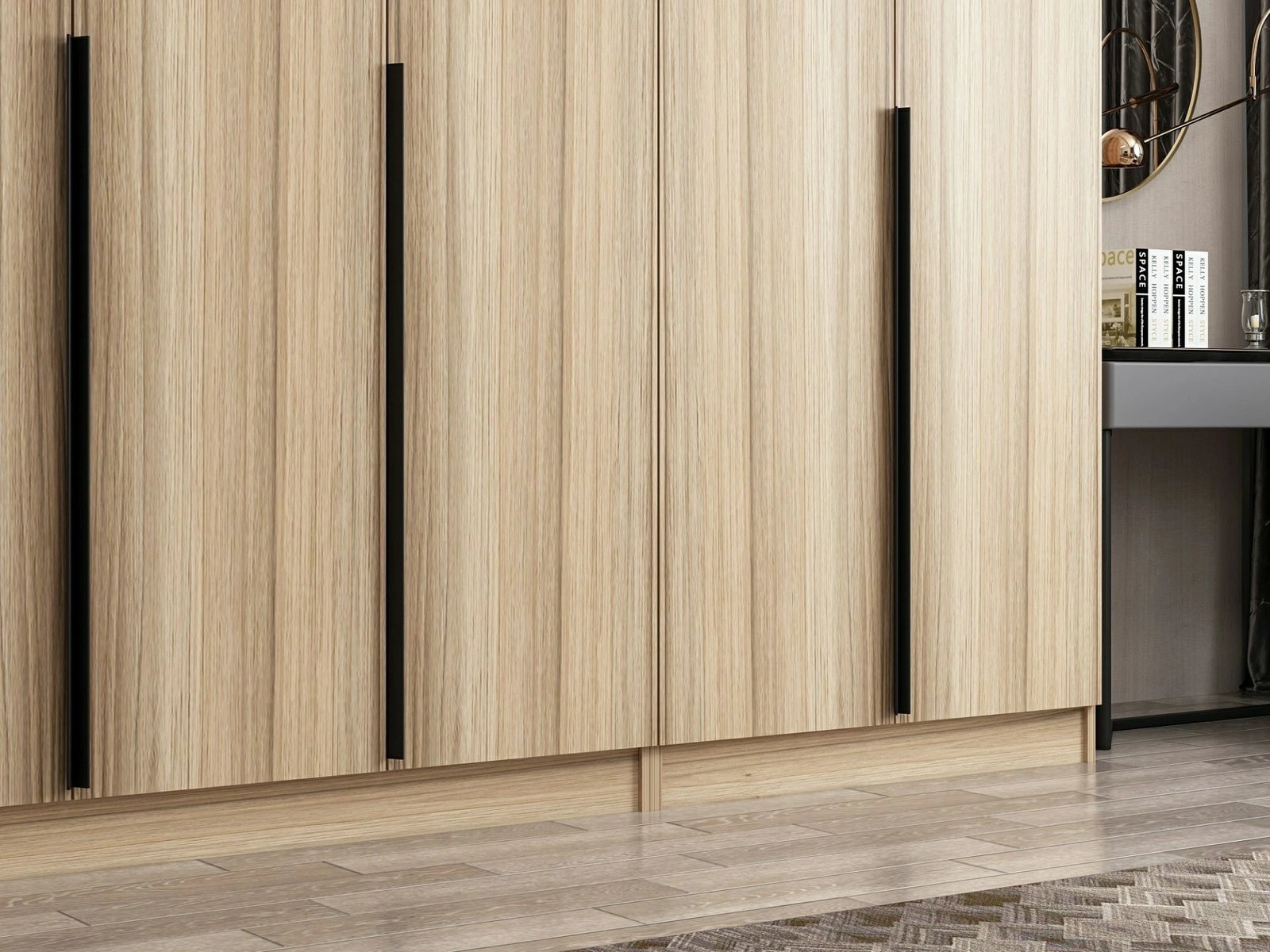 Dollap Skye Decor, ngjyrë lisi, Kale Plus - 7798