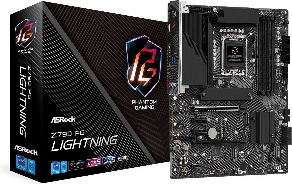 Pllakë amë ASRock Z790 PG Lightning - Intel Z790