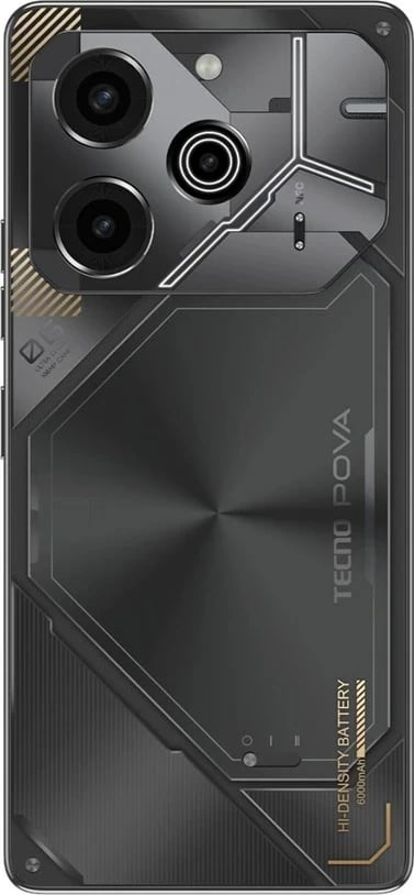 Celular TECNO Mobile Pova 6 Pro 5G, 12 GB RAM, 256 GB, Gri Meteorite
