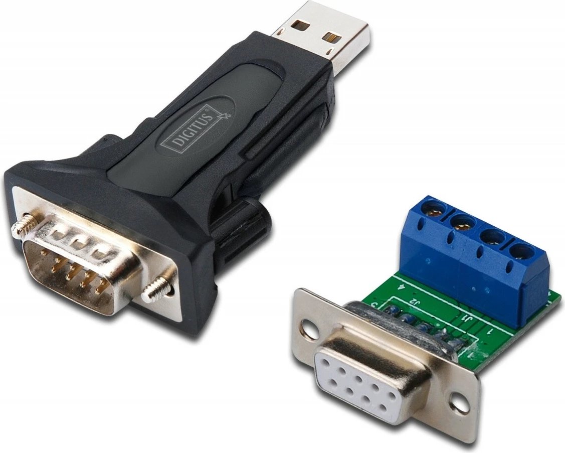 Adapter USB 2.0 në RS485 Digitus DA-70157, 80cm, i zi