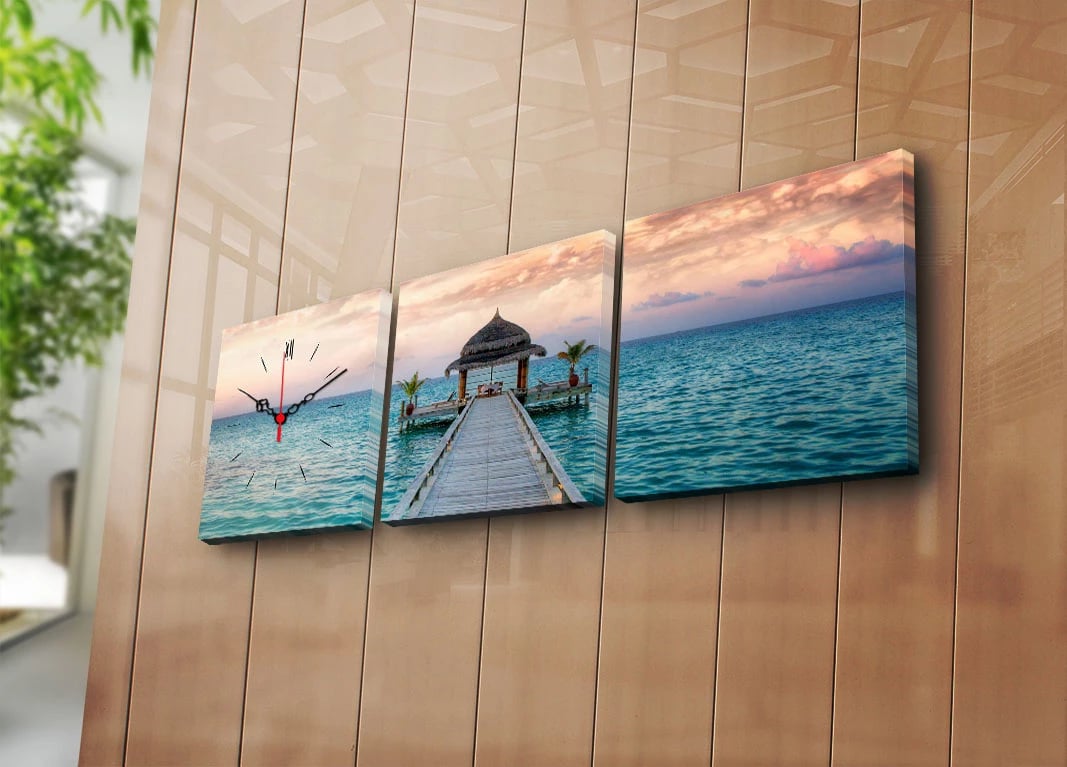 Orë muri dekorative në kanavacë (3 copë), Wallity, 3P2828CS-8