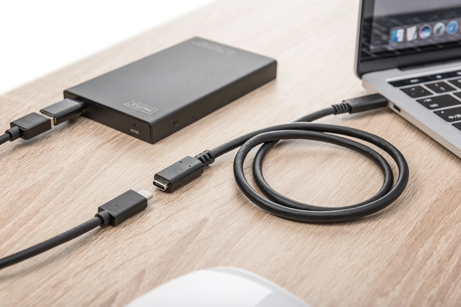 Kabëll zgjatës USB Type-C Digitus, 1.5m, USB 2.0, i zi Kabëll zgjatës USB Type-C Digitus, 1.5m, USB 2.0, i zi