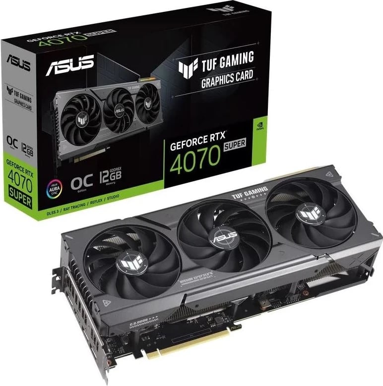 Kartë Grafike ASUS GeForce RTX 4070 SUPER TUF GAMING OC, 12GB