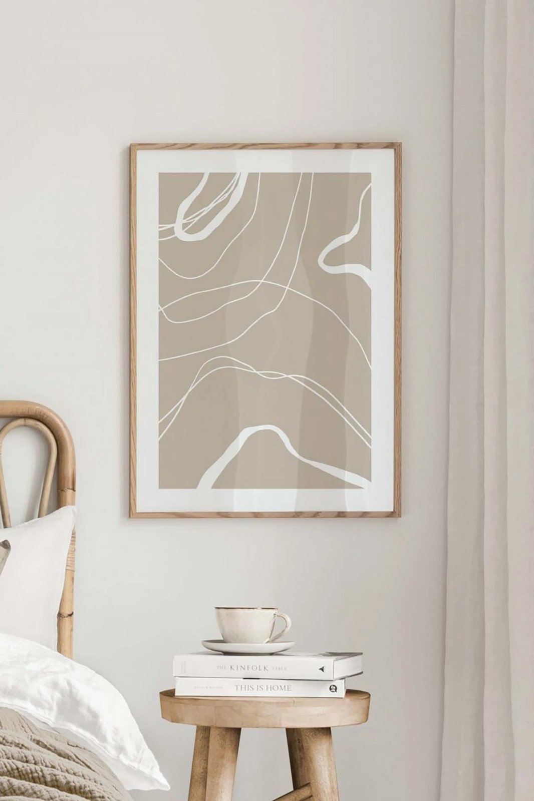 Pikturë dekorative me kornizë, Wallity, Tekhamcerceve136, shumëngjyrëshe, 33x48cm