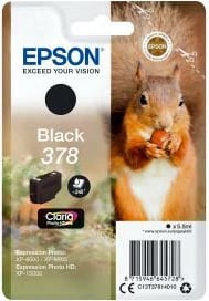Kartush bojë, Epson, 378 (C13T37814010), Claria Photo HD, 6.5 ml, i zi