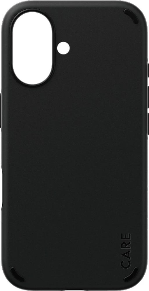 Mbështjellës PanzerGlass CARE Case Feature Double Defence, iPhone 16, i zi