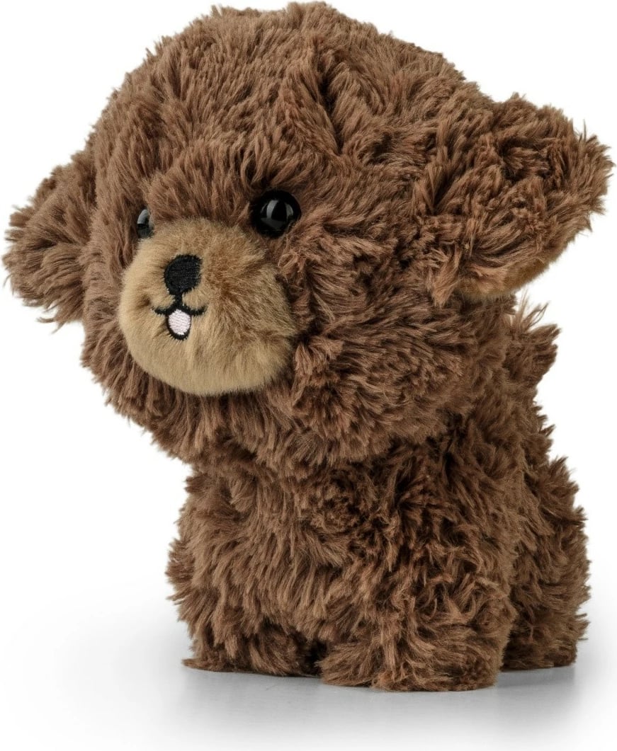 Lodër pelushi qenush Daffi Teddy Pets Poodle, kafe, 19cm
