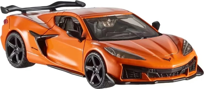 Makine lodër Hot Wheels Premium Vehicle, Corvette Z06, 1:43, portokalli