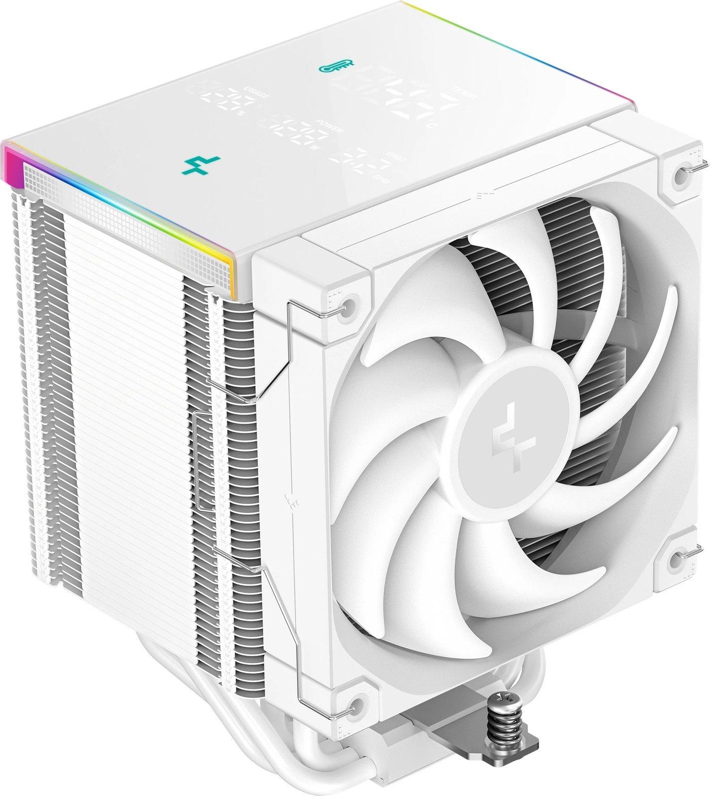 Ftohës ajri Deepcool AK500 DIGITAL PRO, 1x12cm LED, i bardhë