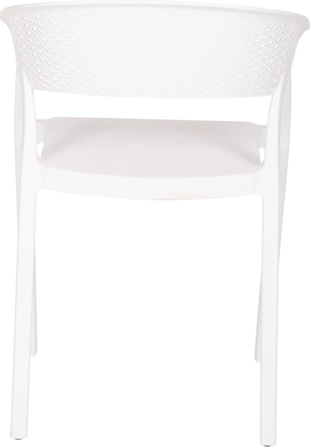 Karrige me krahë polipropileni, e bardhë, model PERFOE FH5941.01, 56x50.5x73cm