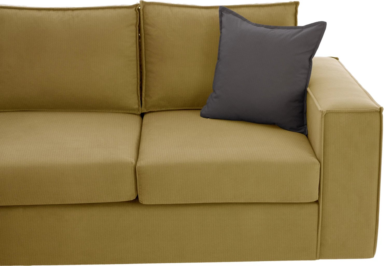 Divan këndor MONACO FH3257.09, ngjyrë ari, i ndërrueshëm, 240x170x86