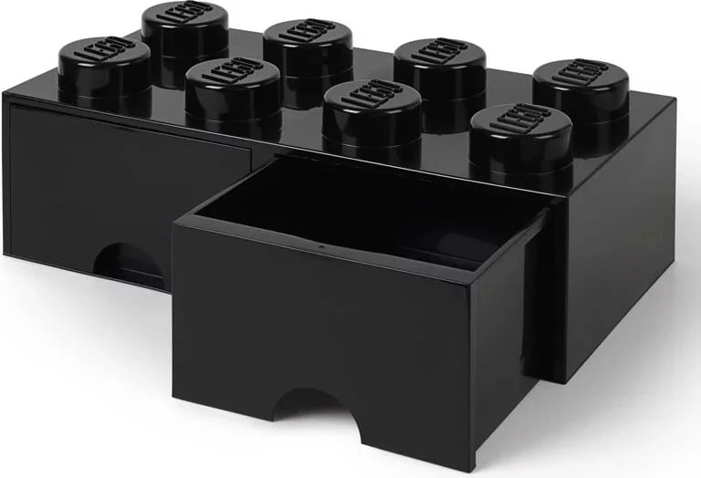 Kuti magazinimi LEGO Room Copenhagen Brick Drawer 8, e zezë