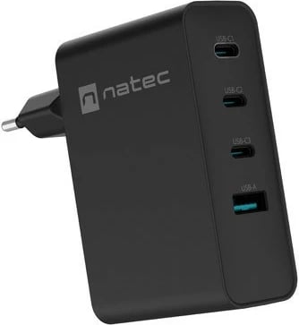 Karikues muri Natec Ribera GAN, 100W, 3x USB-C + 1x USB-A, i zi