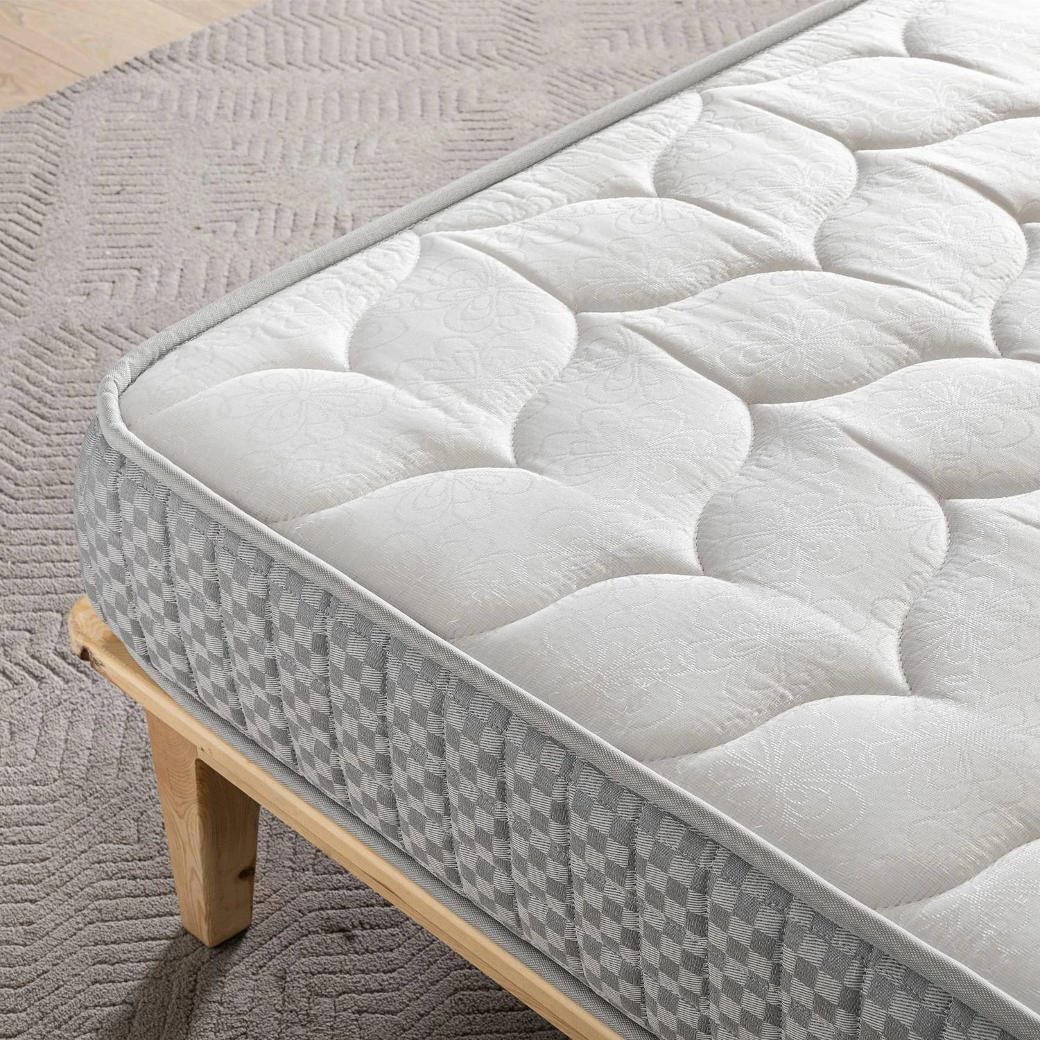 Dyshek Skye Decor, ngjyrë gri e çelët, 140x190