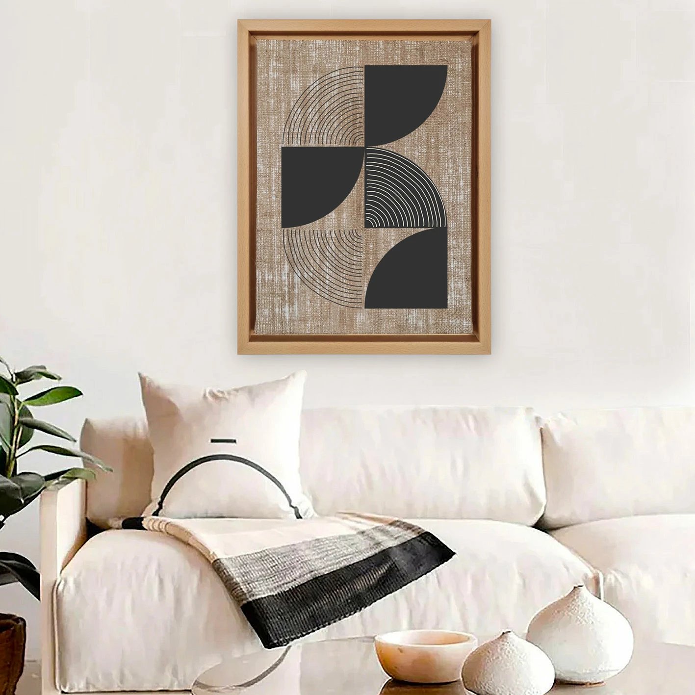 Pikturë dekorative në kanavacë, shumëngjyrëshe, Wallity LNJ21801623601, 36x46cm