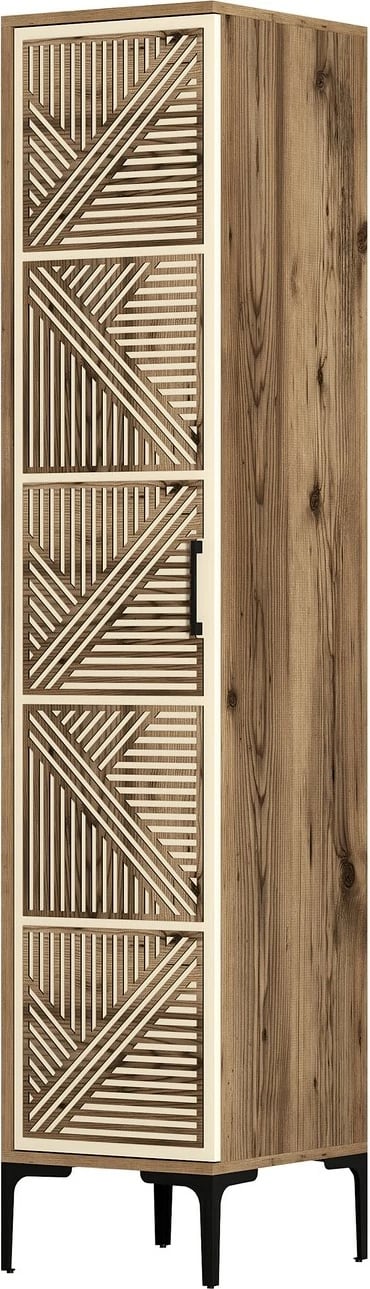 Dollap Hanah Home, Kumsal P, ngjyrë arre dhe krem