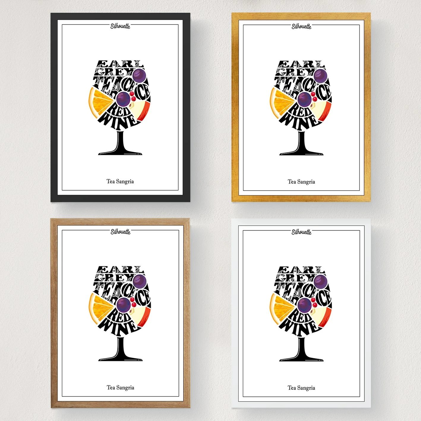 Poster A3, Tea Sangria, shumëngjyrësh, 29.7x42cm