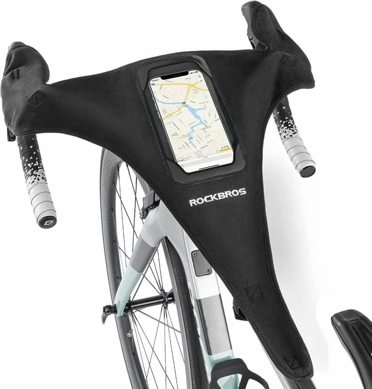 Mbulesë djersitje për kornizë biçiklete Rockbros, e zezë