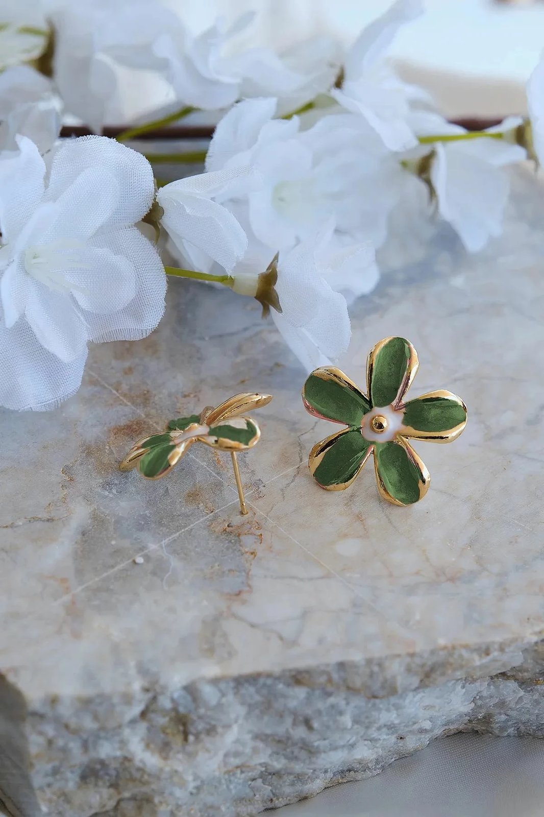 Vathë Jumeon, ngjyrë ari, model lule, Gld-Hakippty