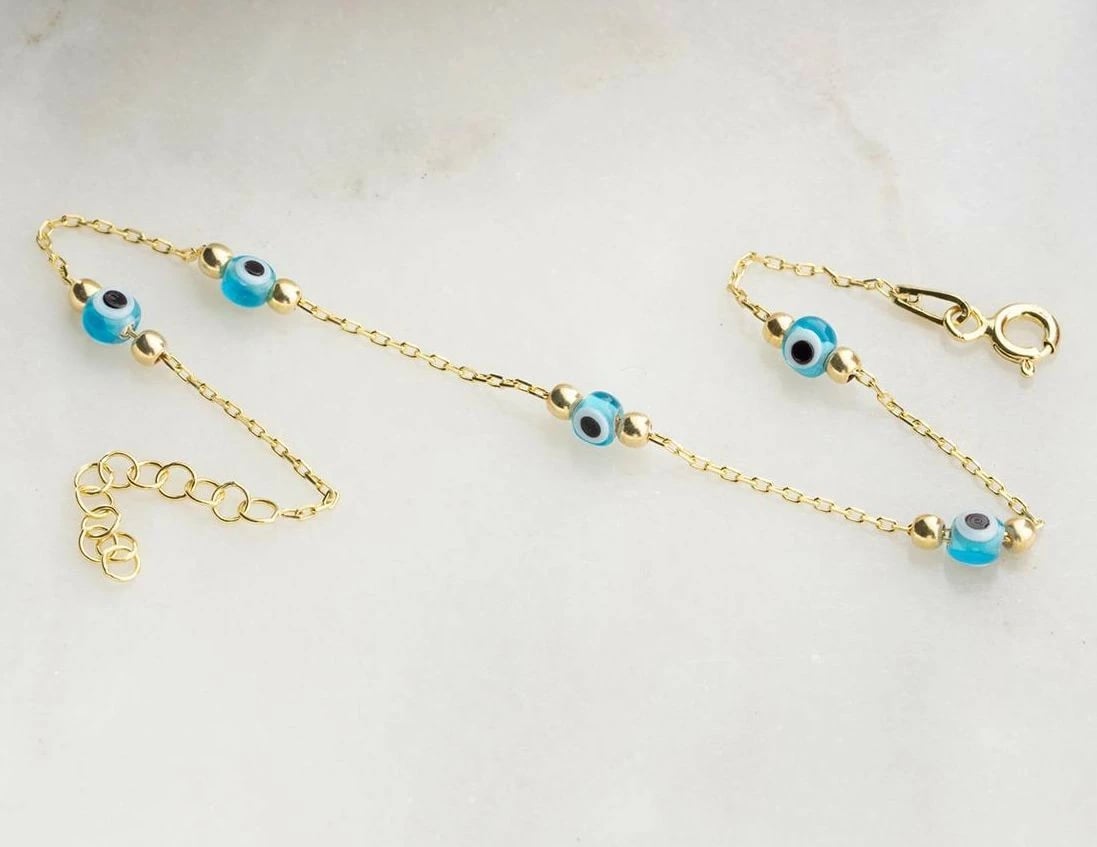 Byzylyk argjendi Jumeon, ngjyrë ari dhe tyrkiz, NRZ999453