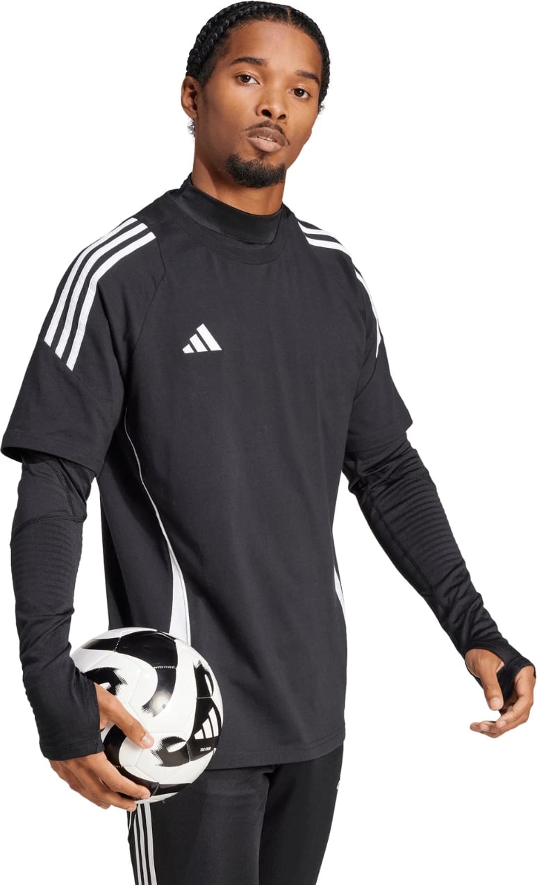 Maicë e gjatë për meshkuj adidas, e zezë