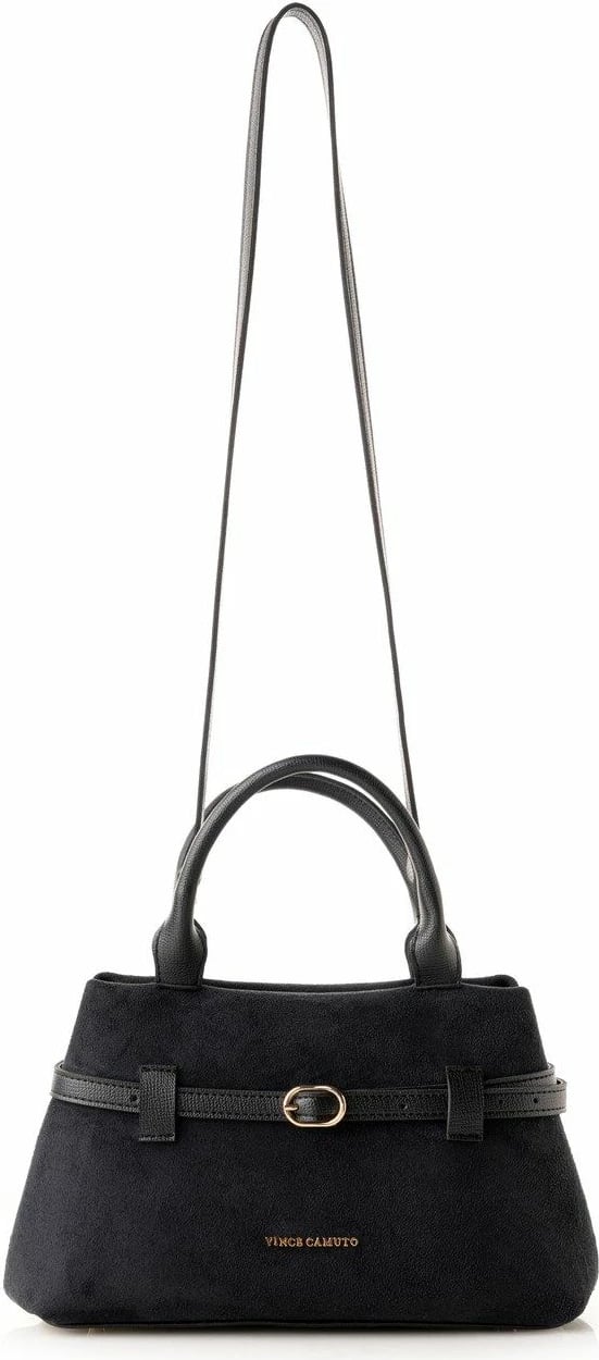 Çantë tote e zezë, Vittoria Mini, lëkurë poli-vinili Çantë tote e zezë, Vittoria Mini, lëkurë poli-vinili