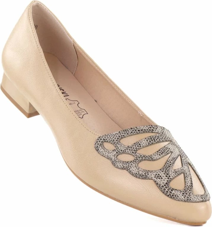 Këpucë femra M. Daszyński SA201A-2, bezhë