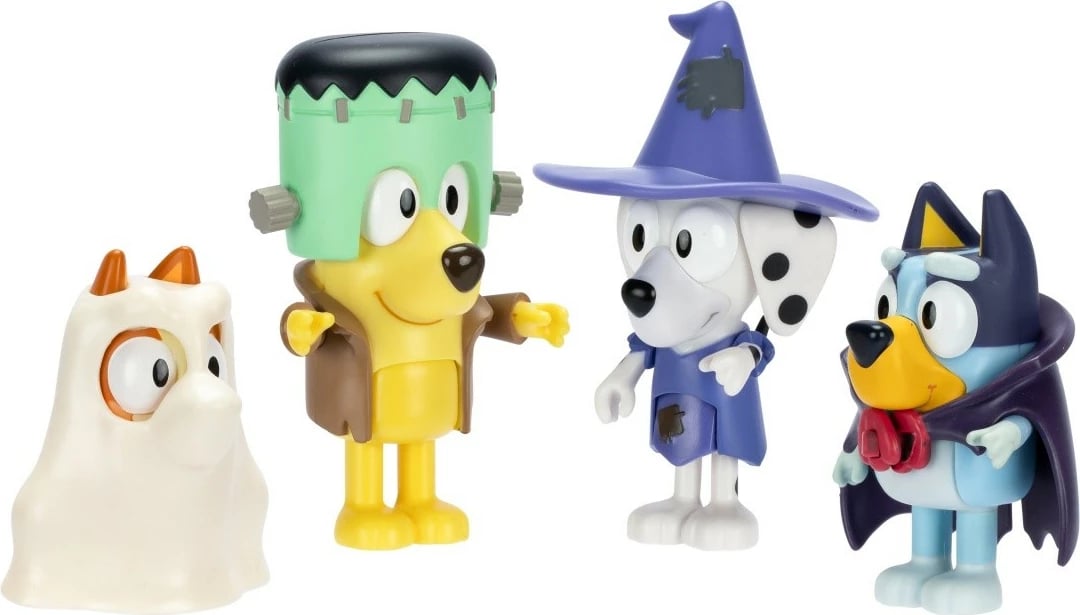 Set figurina Bluey Tm Toys BLU17655, 4 copë, Halloween