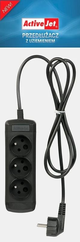 Kabllo vazhduese Activejet 3GNU, 1.5M, zi