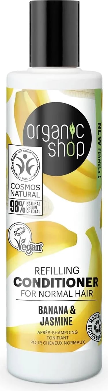 Kondicioner për flokë unisex Organic Shop Banana & Jasmine, 280ml