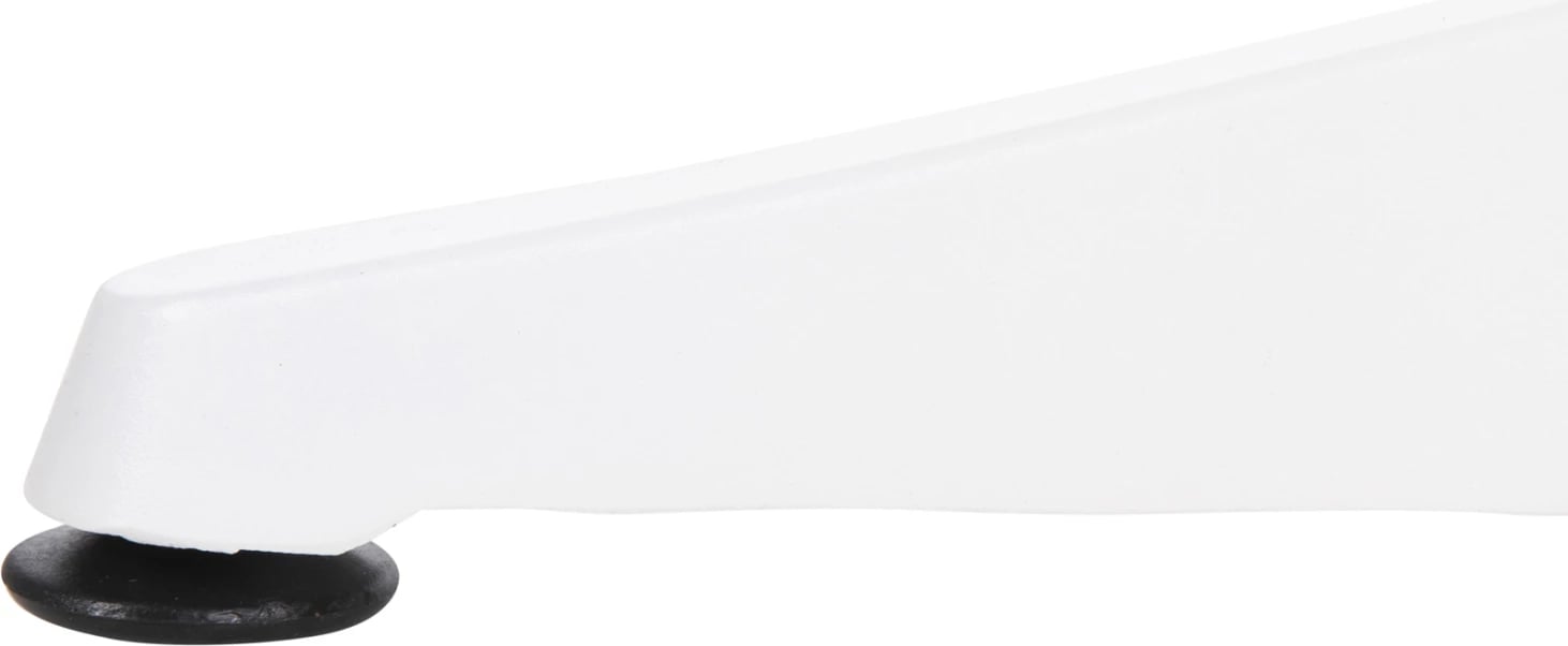Tavolinë e rrumbullakët alumini ALEXA FH6086.02, sipërfaqe polywood ngjyrë natyrale, Φ60x73H cm