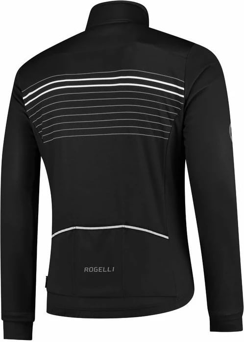 Jakne Rogelli për femra, e zezë dhe e bardhë