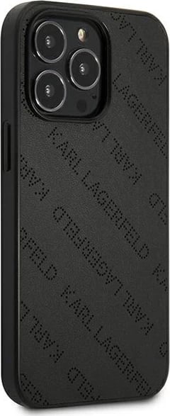 Mbështjellës Karl Lagerfeld Perforated Allover për iPhone 13 Pro Max 6.7", i zi