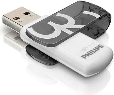 USB stick Philips Vivid Edition 32GB USB 3.0, gri e errët