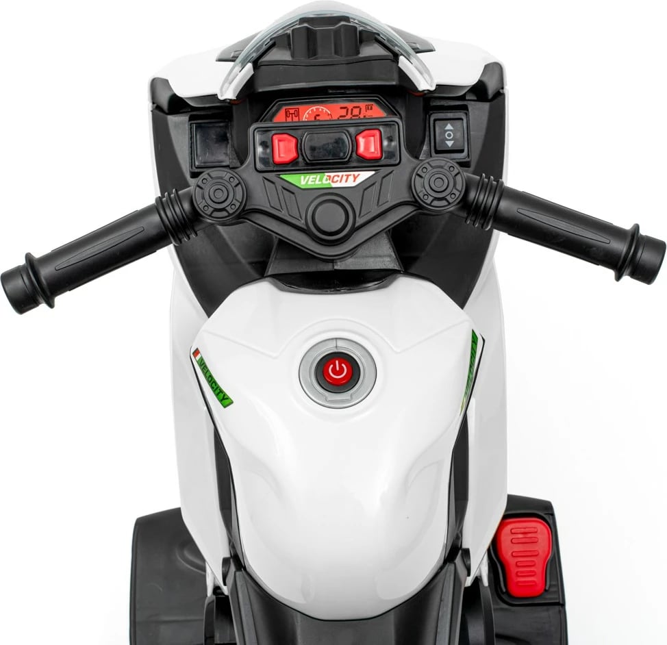 Motoçikletë elektrike për fëmijë, Baby Mix Supersport, e bardhë