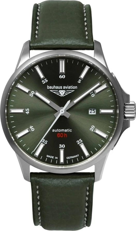 Orë Bauhaus Aviation 2864-4, automatike, Jeshile