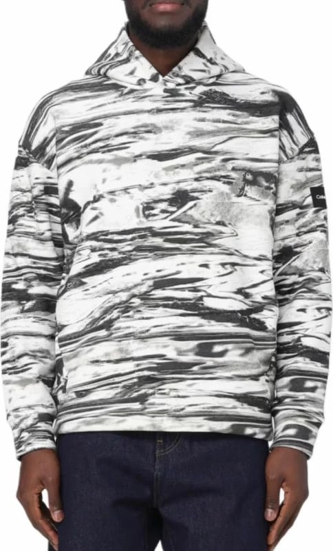 Duks për meshkuj Calvin Klein, të bardhë